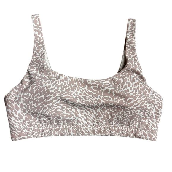 Vuori Sports Bra Women’s Size L Cheetah Print - Picture 1 of 5
